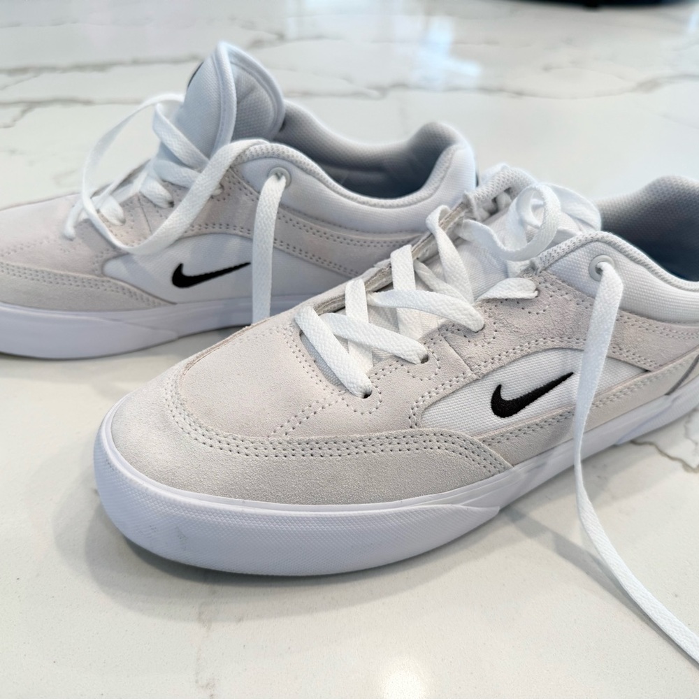 Nike White and Gray Sneakers